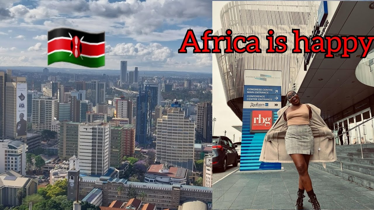 AFRICA IS HAPPY || KENYANS celebrate the @AFRICANTIGRESS &nbsp; on the 9th highest skyscraper