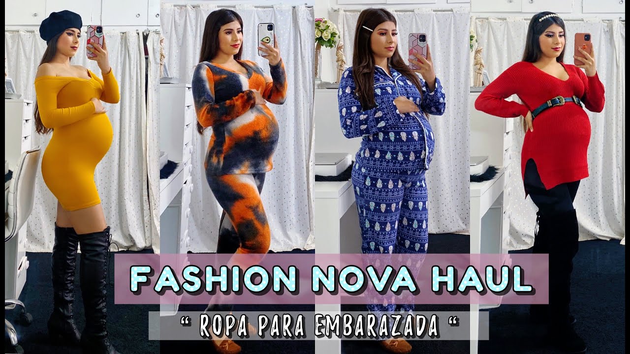 FASHION NOVA HAUL PARA EMBARAZADAS 2020 || 38 semanas de gestación || ALOVILLA