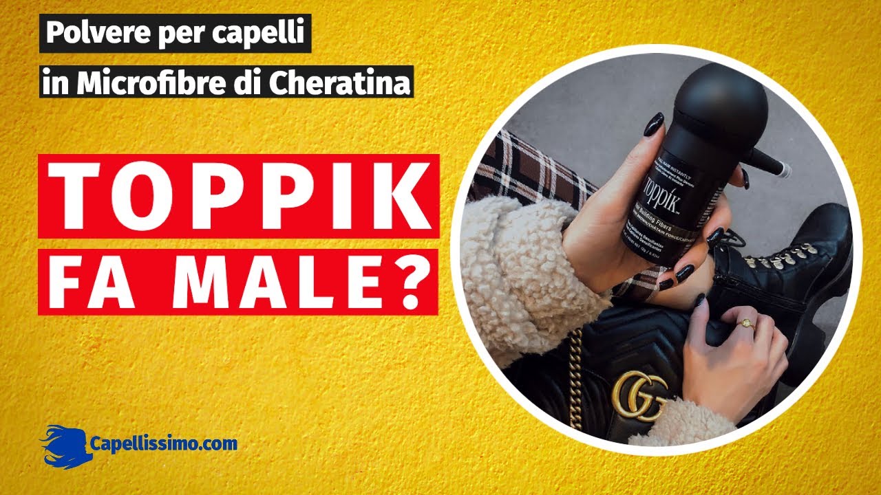 TOPPIK FA MALE? ⚠️ Le Microfibre di cheratina fanno cadere i capelli?
