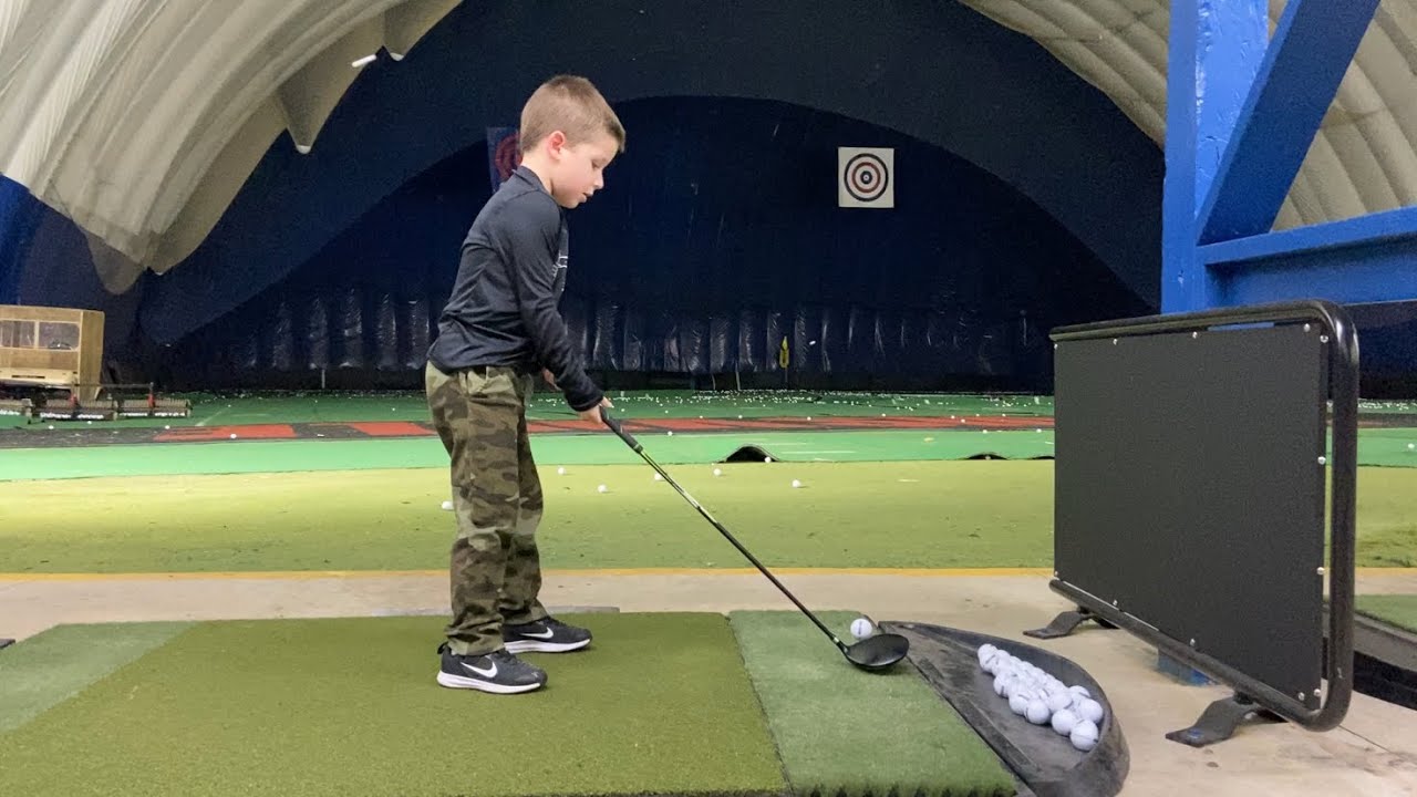 Kids at the driving range  |  January 2020
