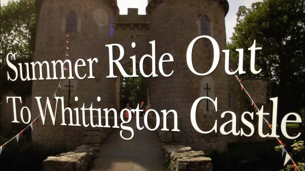 A Motorcycle ride out to Whittington Castle in North Shropshire