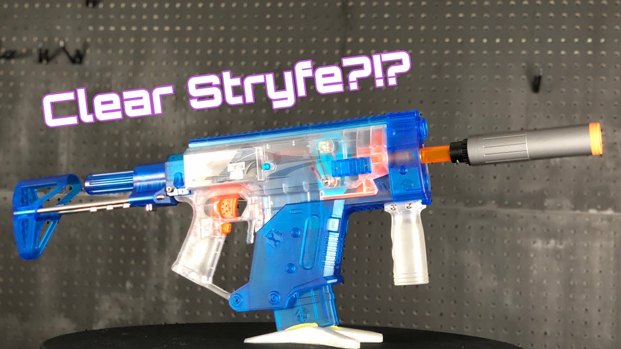 Честный обзор: пистолет-пулемет Worker Swordfish Nerf (Clear Stryfe)