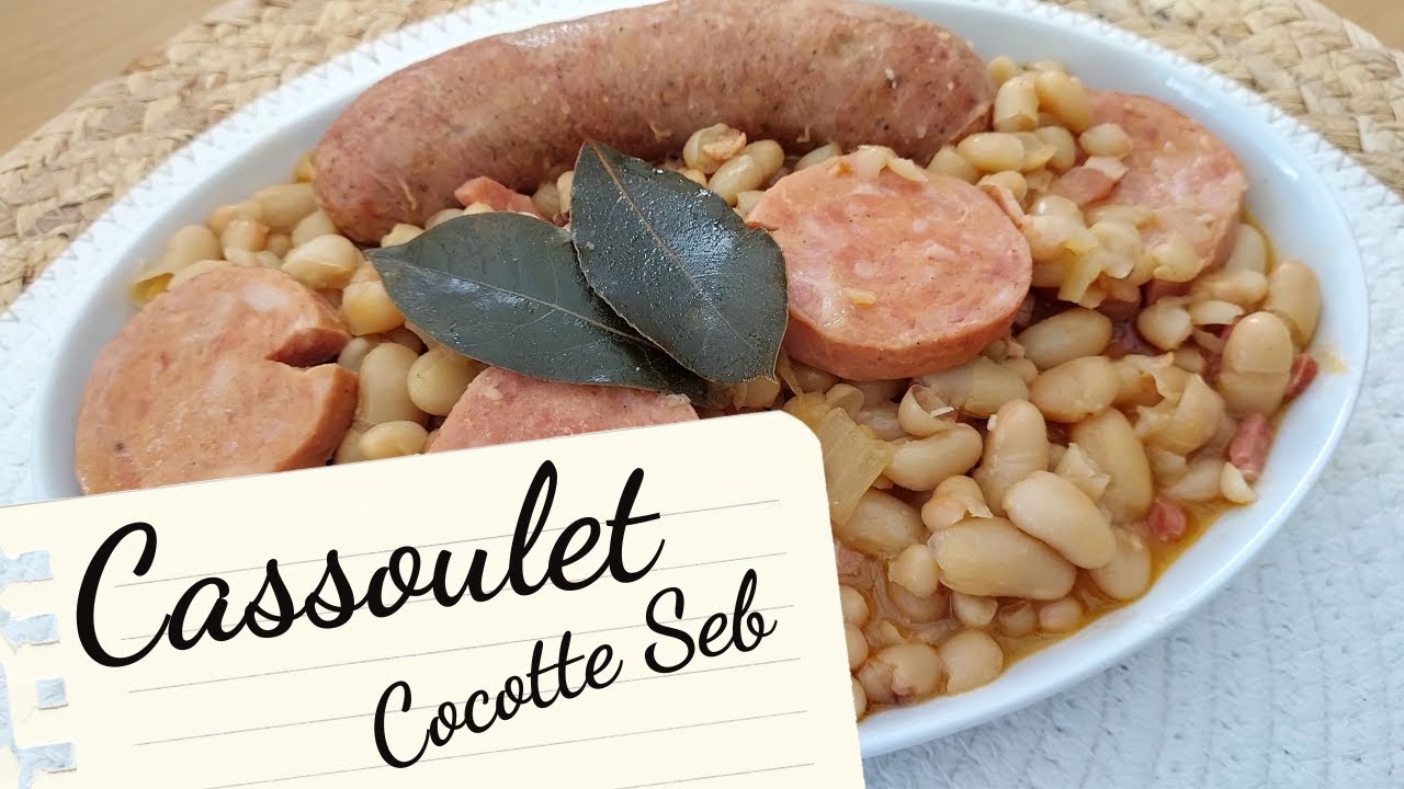CASSOULET AVEC COCOTTE MINUTE SEB CLIPSO 👍