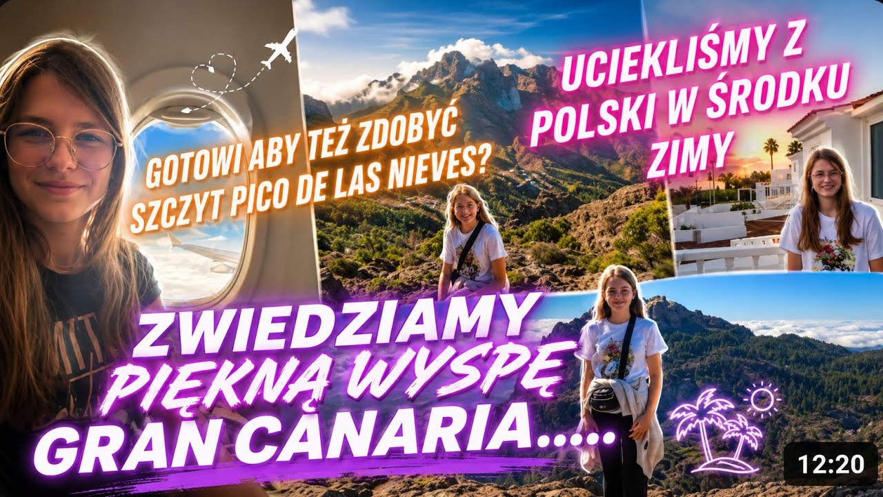 Uciekliśmy z  Polski w środku zimny... i weszliśmy na Pico de Las Nieves 