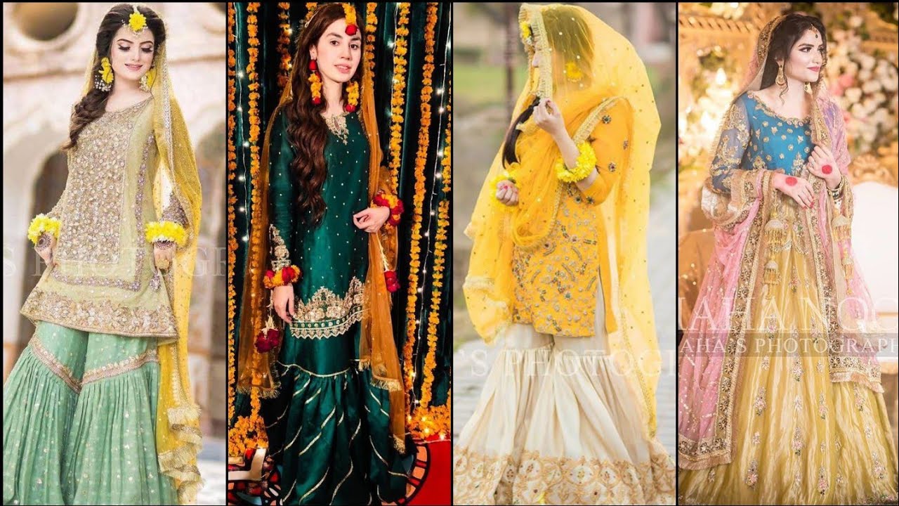 Adorable Mehndi Dress Designs For Bride 👰/2020 Mehndi & Mayon Dress Ideas