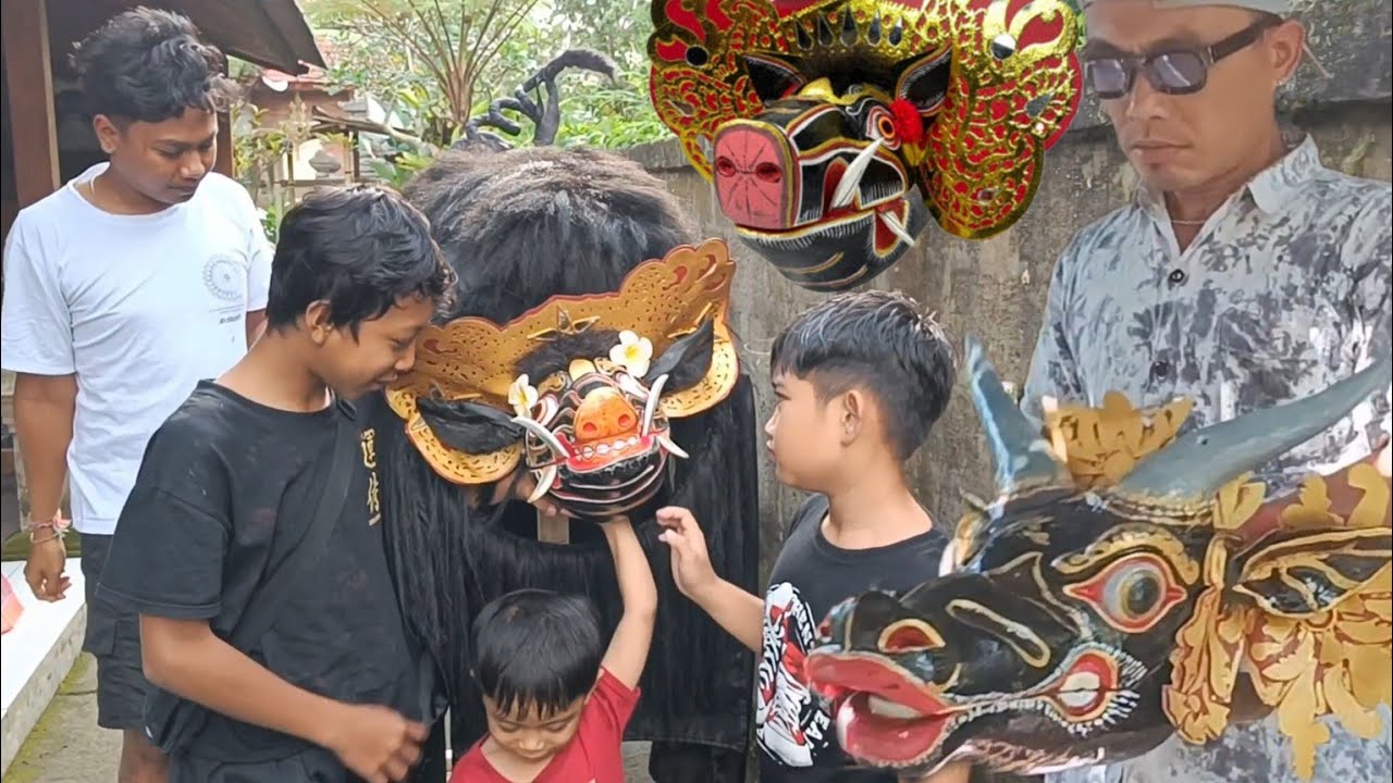 Cobain Topeng Barong Sapi Di Barong Bangkung
