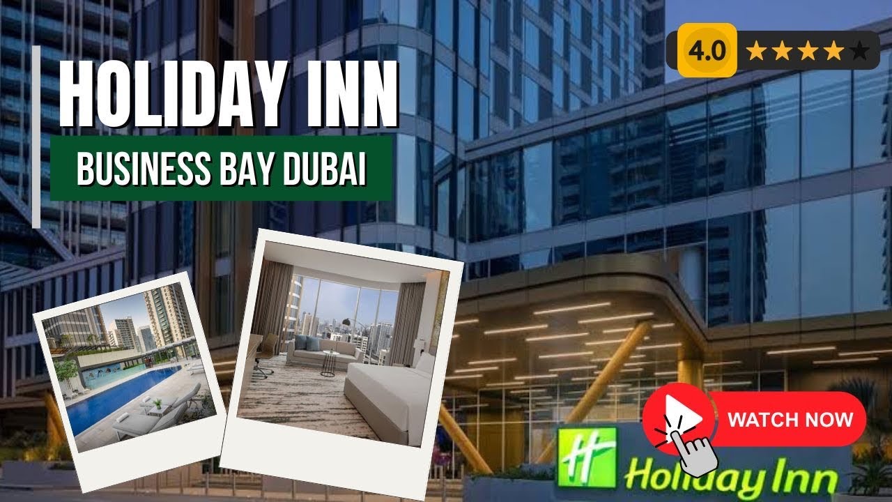 Holiday Inn Business Bay Dubai | Premier Corner King Room & Hotel Tour in 4K 🇦🇪