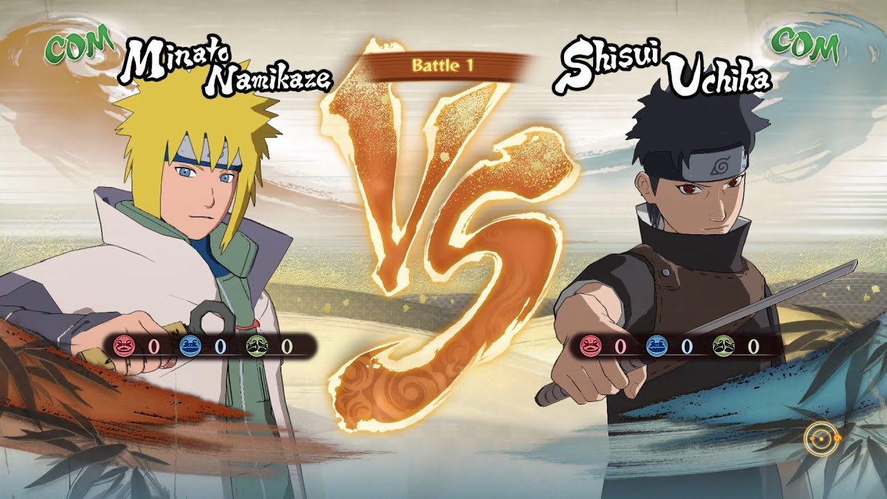 Minato Namikaze vs Shisui Uchiha &mdash; Naruto Shippuden Ultimate Ninja Storm 4