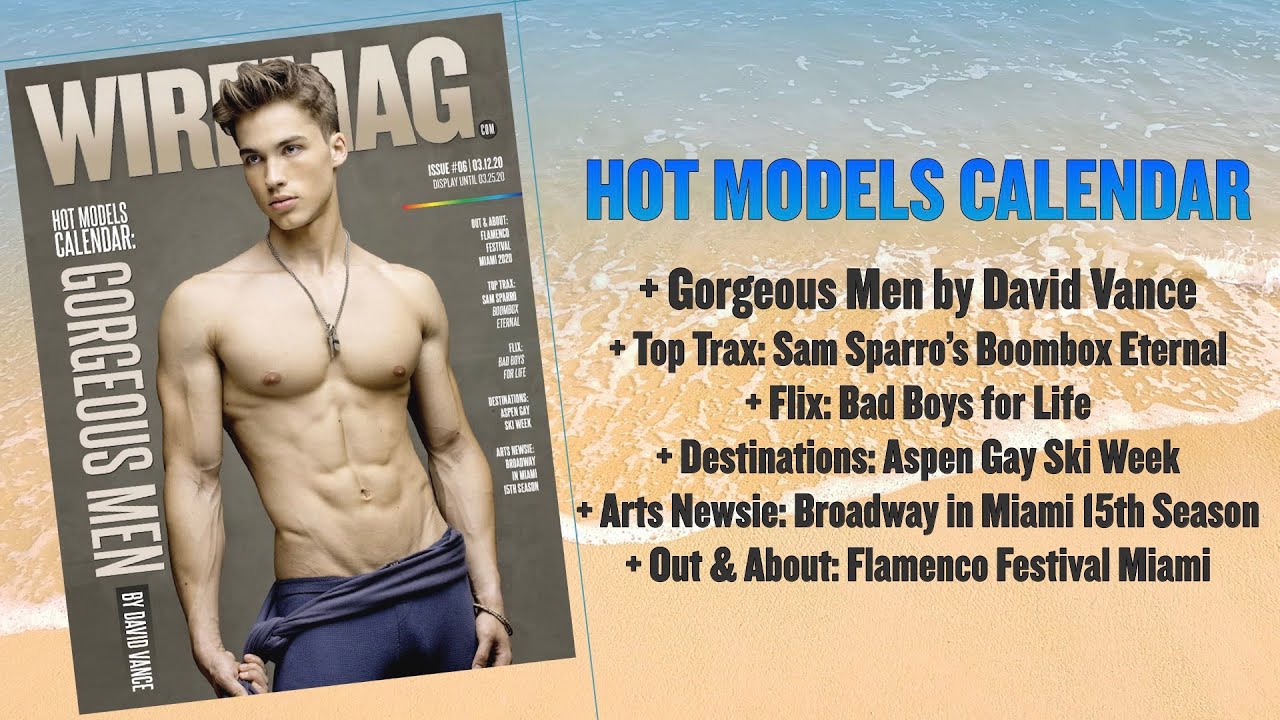 Wire Magazine 6.2020 Hot Models Calendar