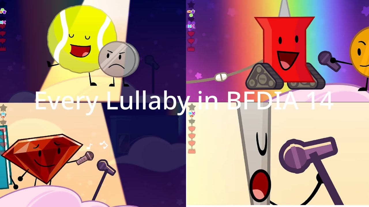 Every Lullaby in BFDIA 14