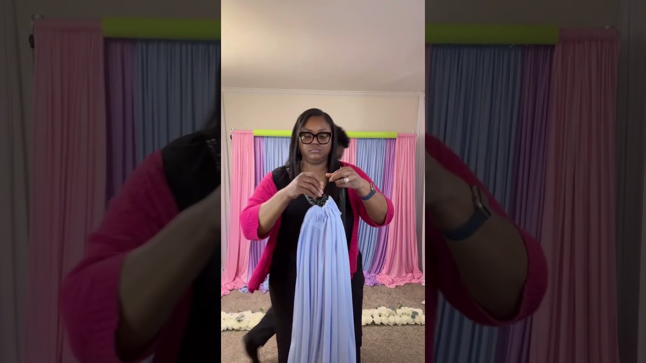 Простой способ сделать чехол для шеста для драпировки #сделайсам #фон #свадебныйфон