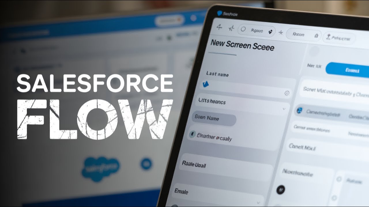 Create record using screen flow in salesforce and invoke by action Button #salesforceautomation