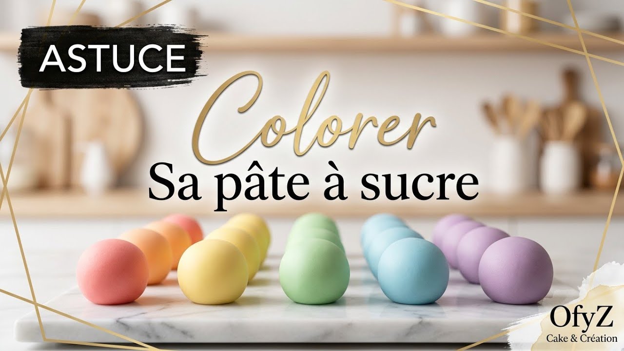 🌈 Comment colorier sa p&acirc;te &agrave; sucre facilement 🍰 | Astuce Cake Design rapide et efficace 🎂