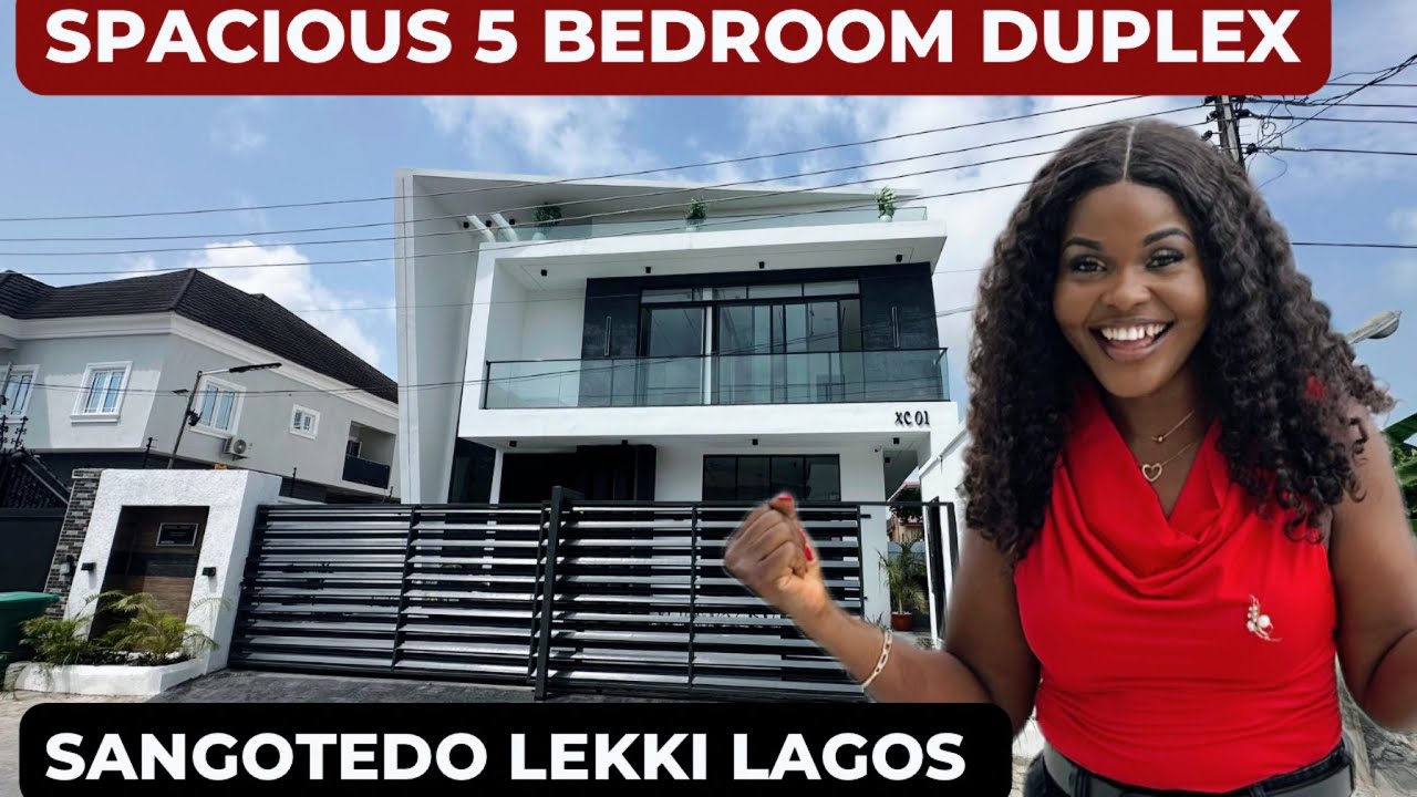 Spacious 5 Bedroom Duplex In Sangotedo Lekki Lagos