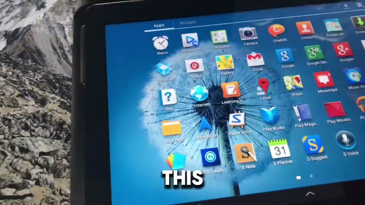 2012 Samsung tablet