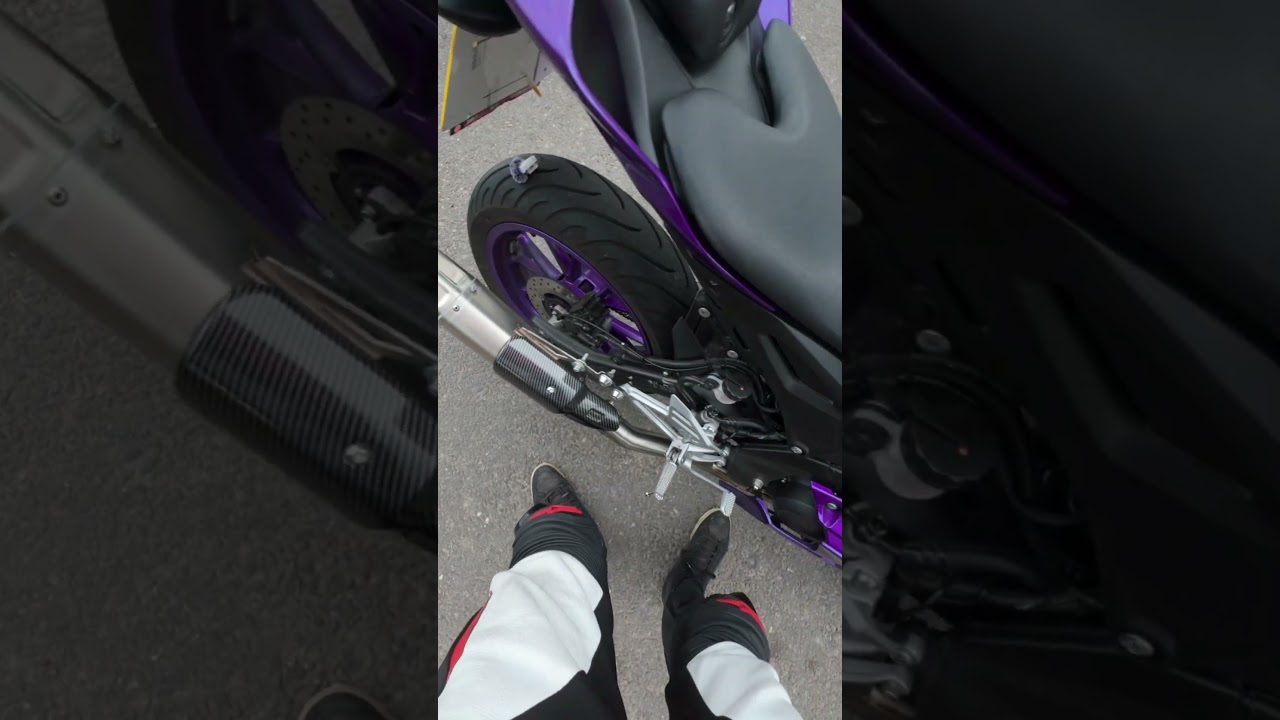 Yamaha yzf r125 exhaust sound check. 
