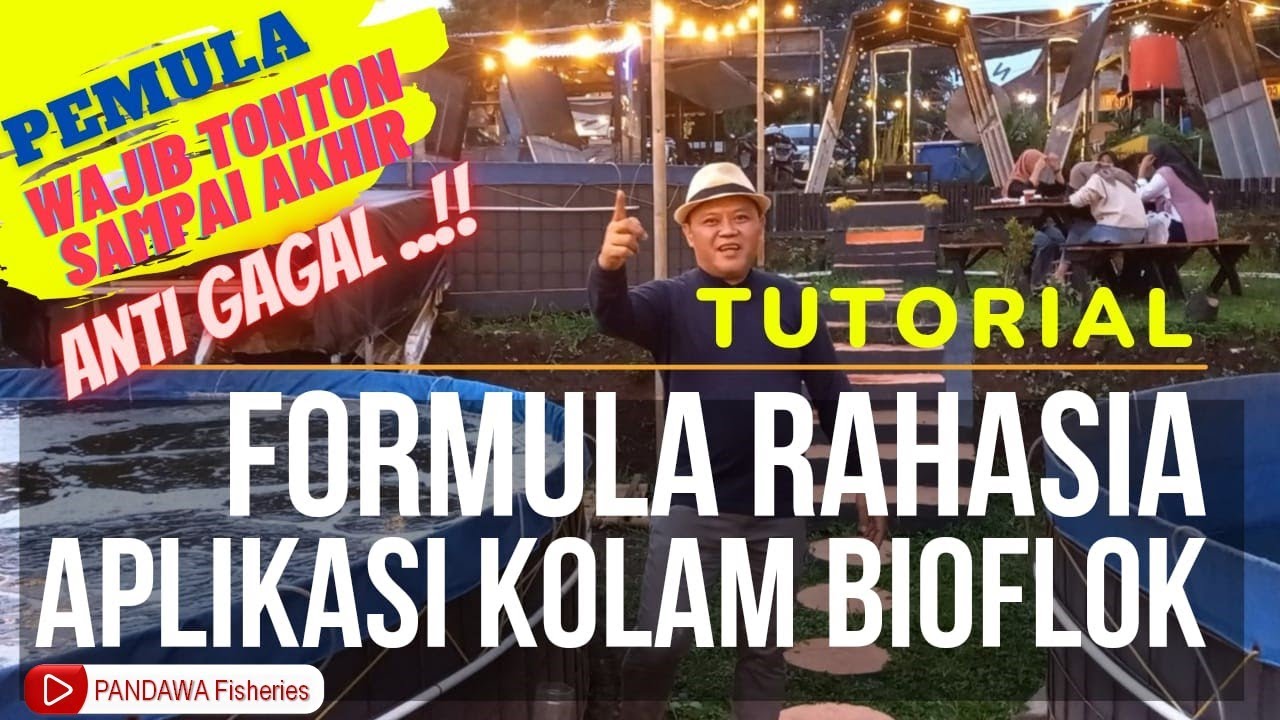 Tutorial Formula Rahasia Aplikasi Kolam Bioflok Anti Gagal. Pemula Wajib Nonton Sampai Akhir ...!!!