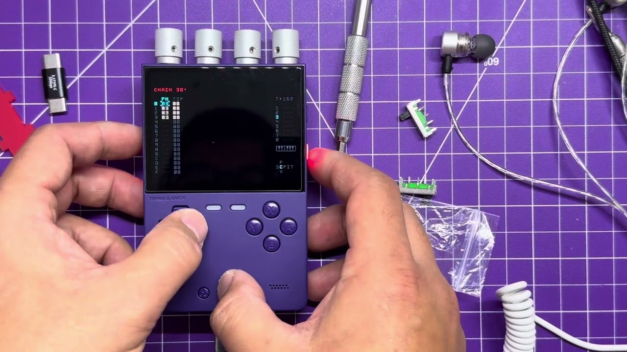 TrimUI Brick M8 Headless Midi Backpack Parameter Test