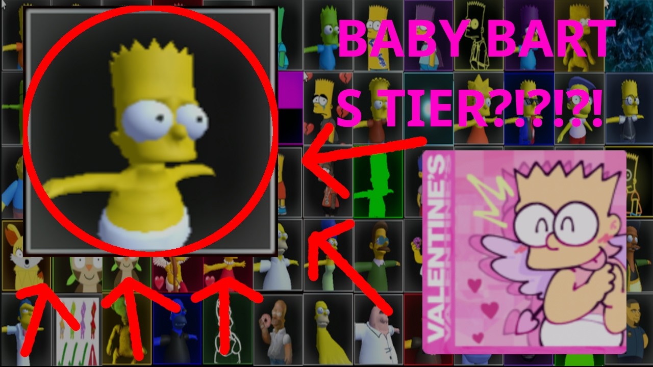 YOU VS HOMER VALENTINE UPDATE TIERLIST