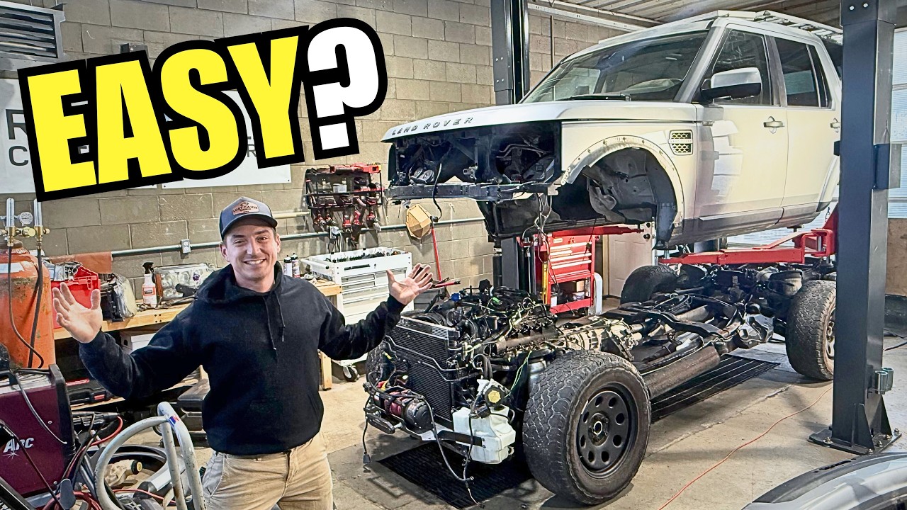 LR4 Body Removal - I Broke My Most Useful Land Rover