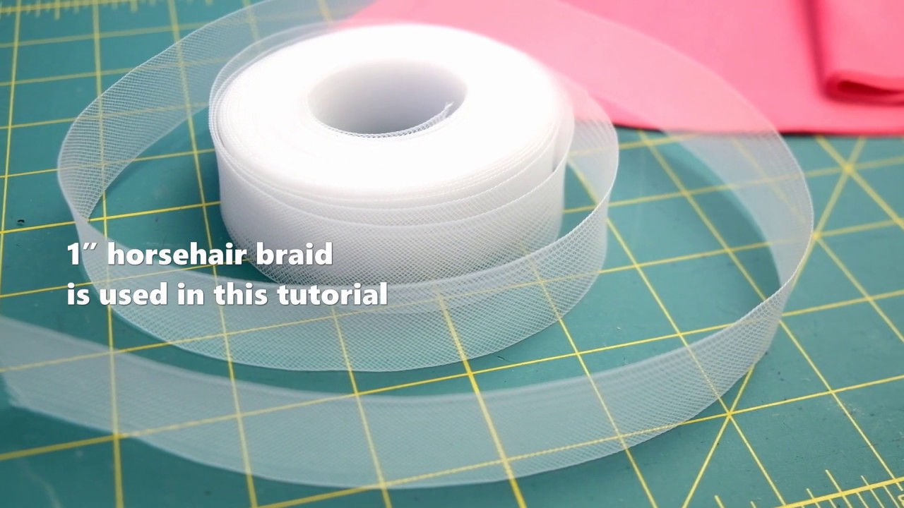 Hemming with Horsehair Braid- 12 Days of Tips