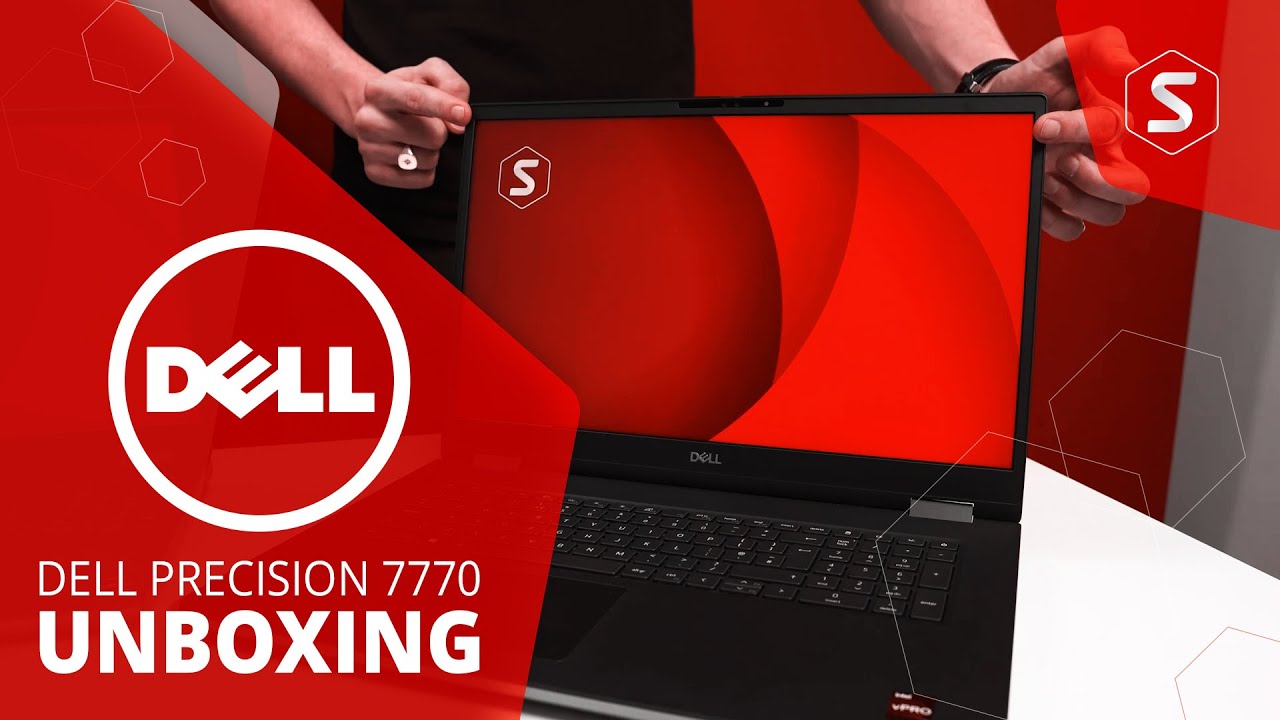 Распаковка ноутбука Dell Precision 7770 | Аппаратное обеспечение для SOLIDWORKS