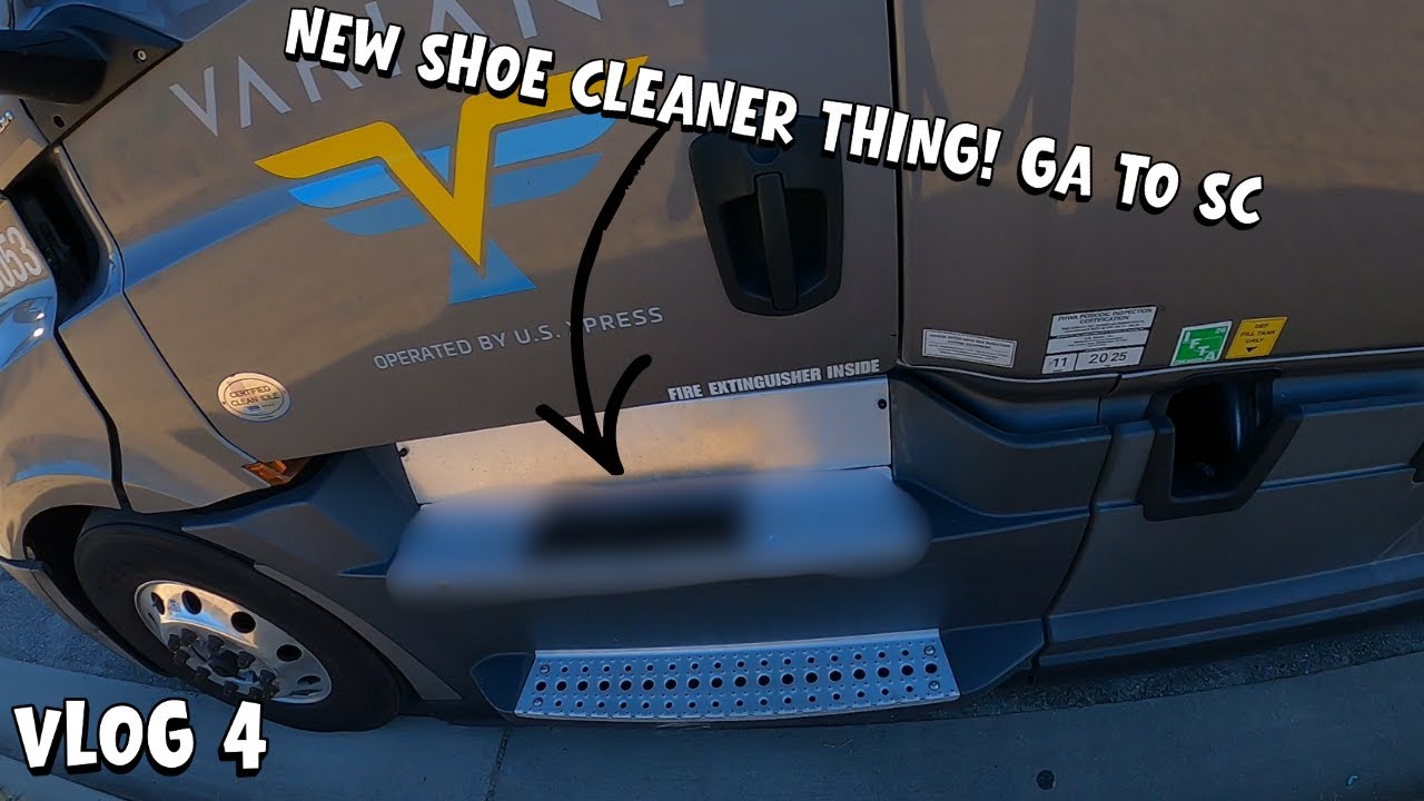 NEW SHOE CLEANER THING! Waiting at PepsiCo. Then Off to Aiken SC. | Vlog 4