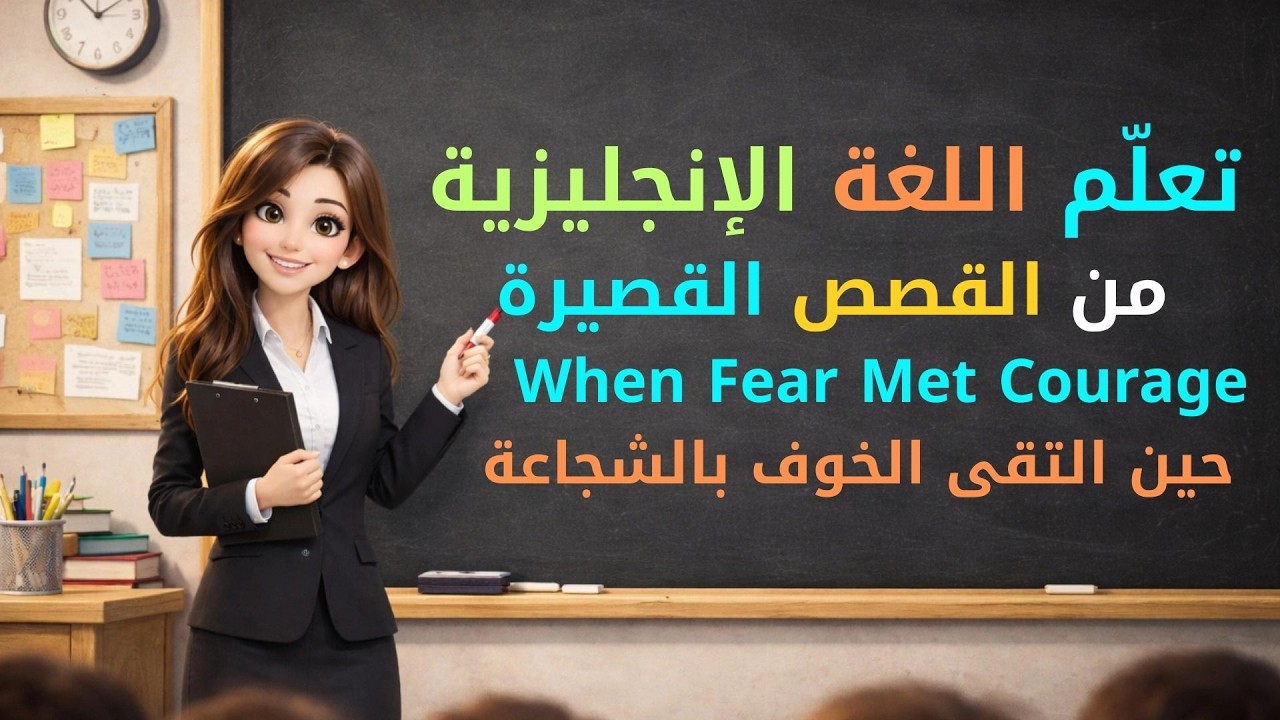 قصة قصيرة When Fear Met Courage حين التقى الخوف بالشجاعة #learnenglish #shortstory  #learnenglish