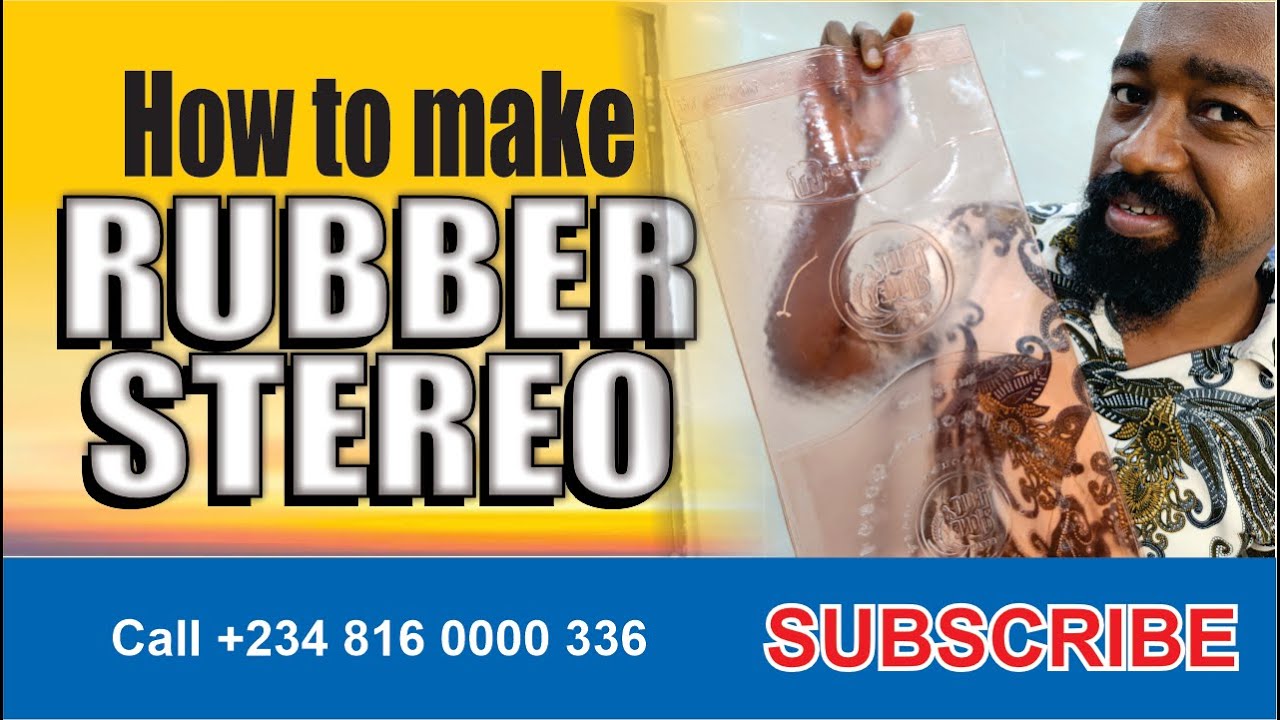 How to Make Rubber Stereo and Print it with Flexo Printer #printing #nylon #polymer