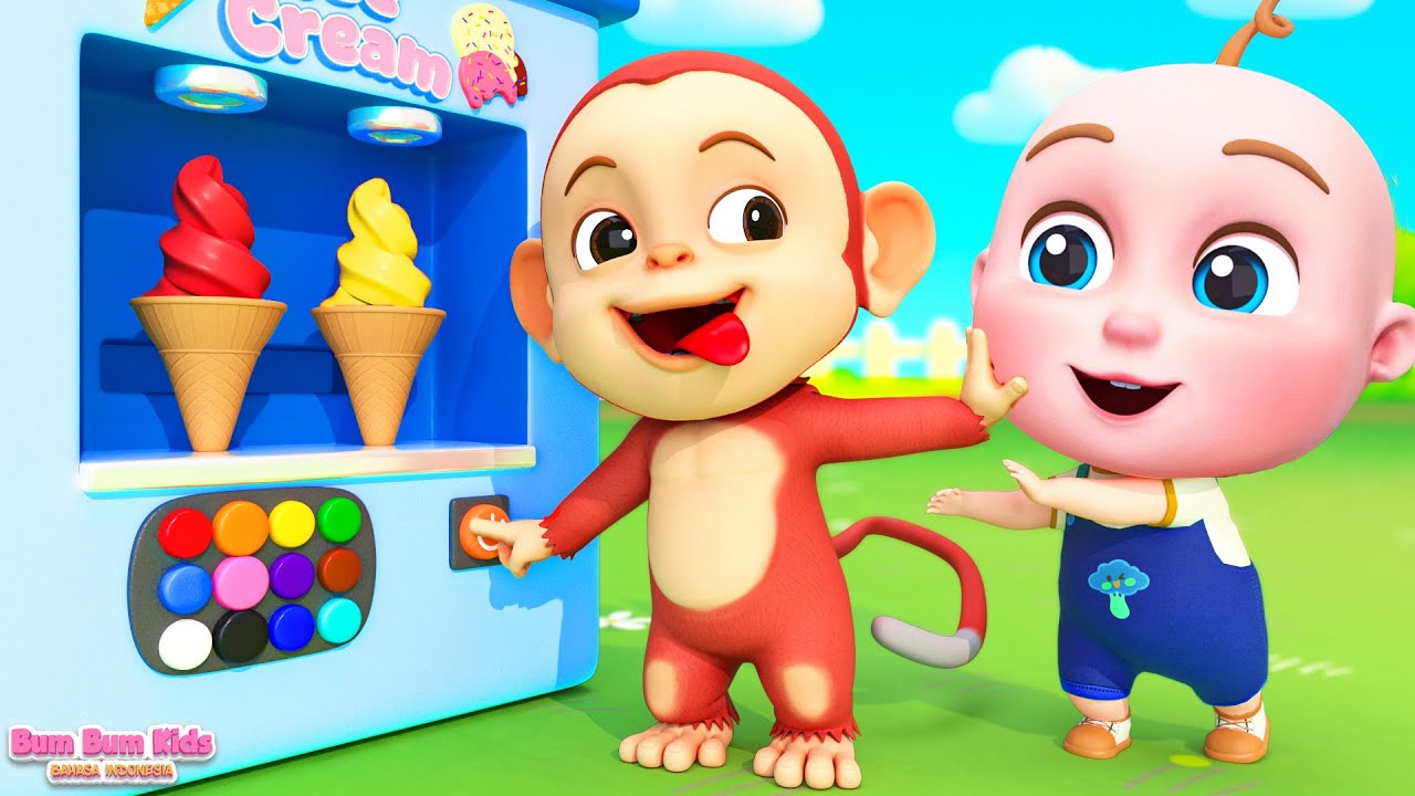 Pria Muffin Sajak Animasi - Lagu Kue Pria | Bum Bum Kids Bahasa Indonesia - Lagu Anak Anak