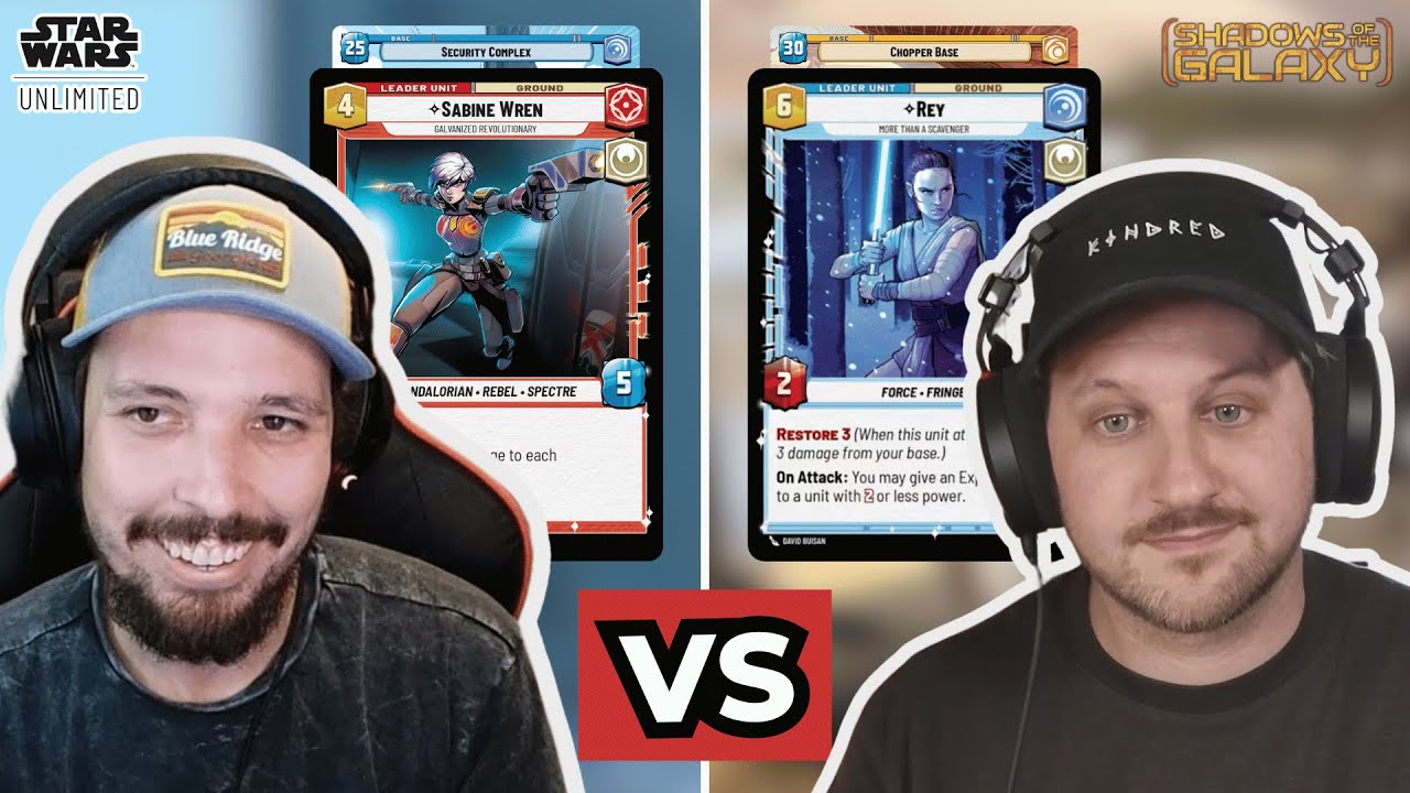 💥 Set 2 Games! (Sabine Mandos vs. Underworld Rey) - Star Wars: Unlimited Gameplay