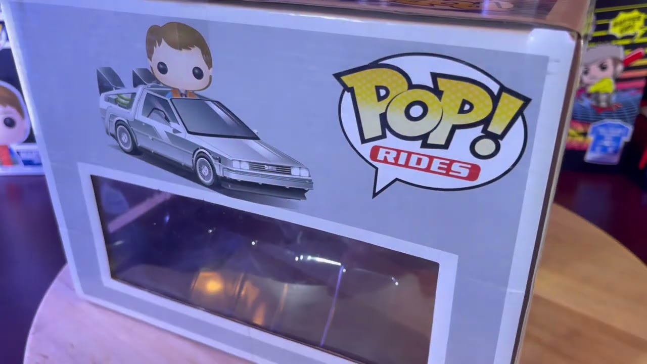 Funko Pop Delorean Back to the Future Time Machine 02