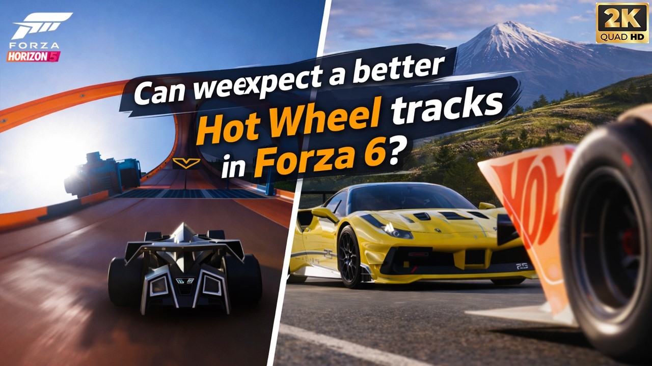 The Craziest Hot Wheels Tracks Ever… What About Forza 6? (Forza horizon 5)