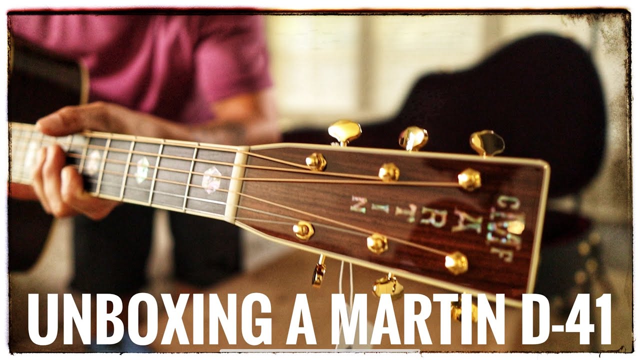 Martin D41 Guitar - UNBOXING! - Lou’s Productions