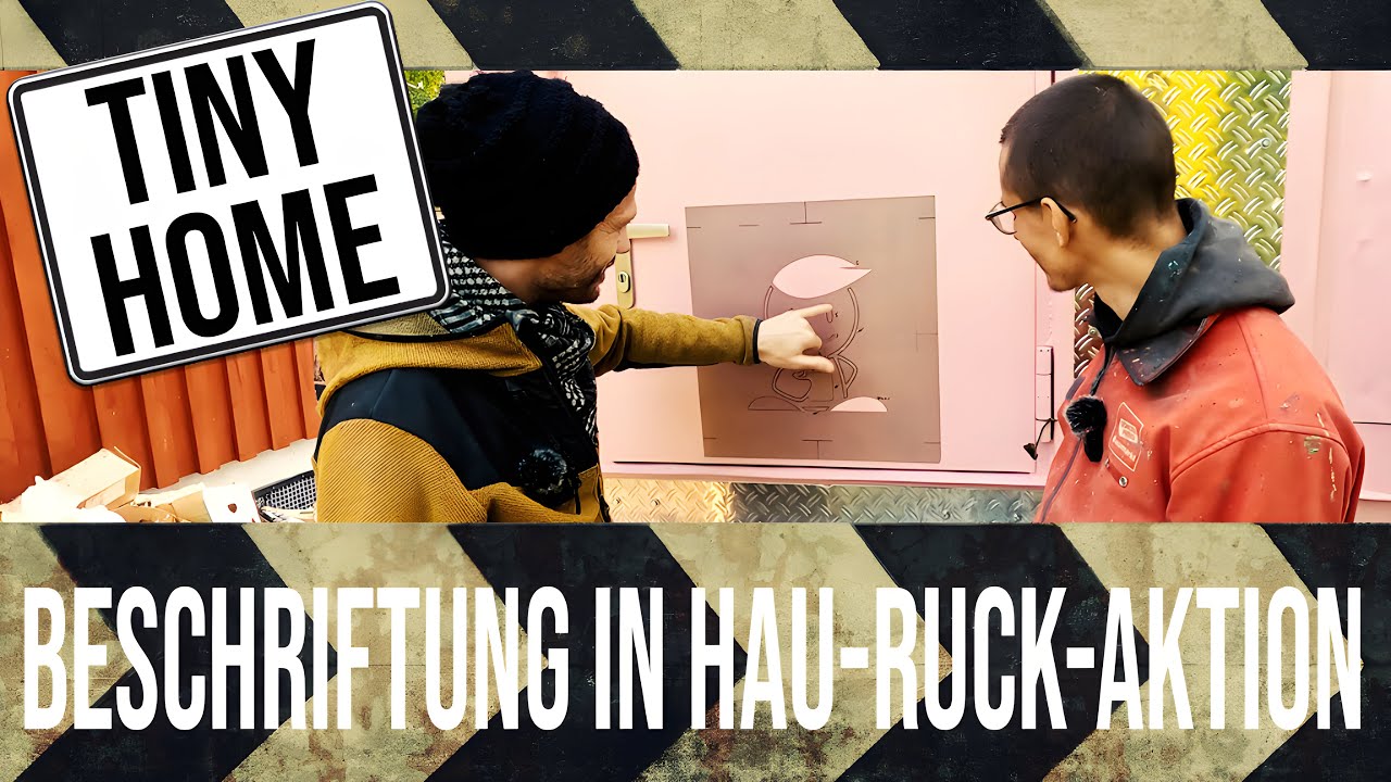 Folierung Container mit Digitaldruck - Wie kann man einen LKW bzw. Container Haus beschriften?