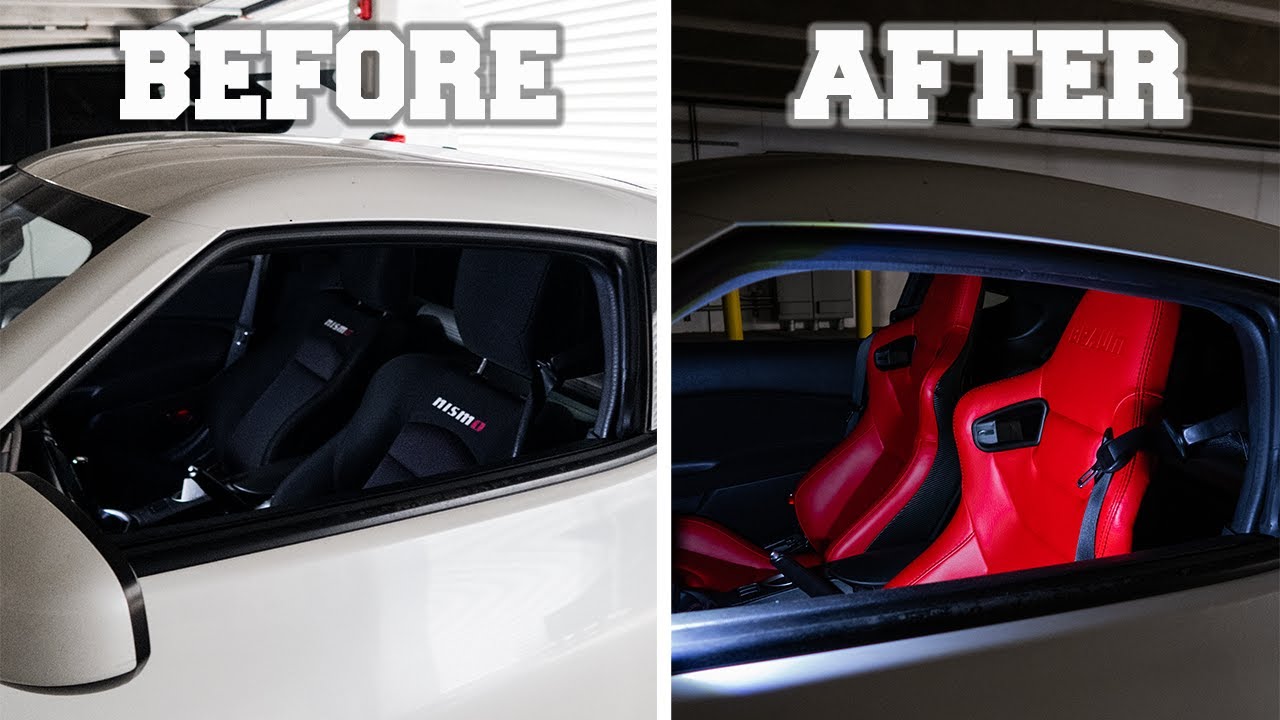 BRAUM RACING SEATS INSTALL IN MY 370Z !