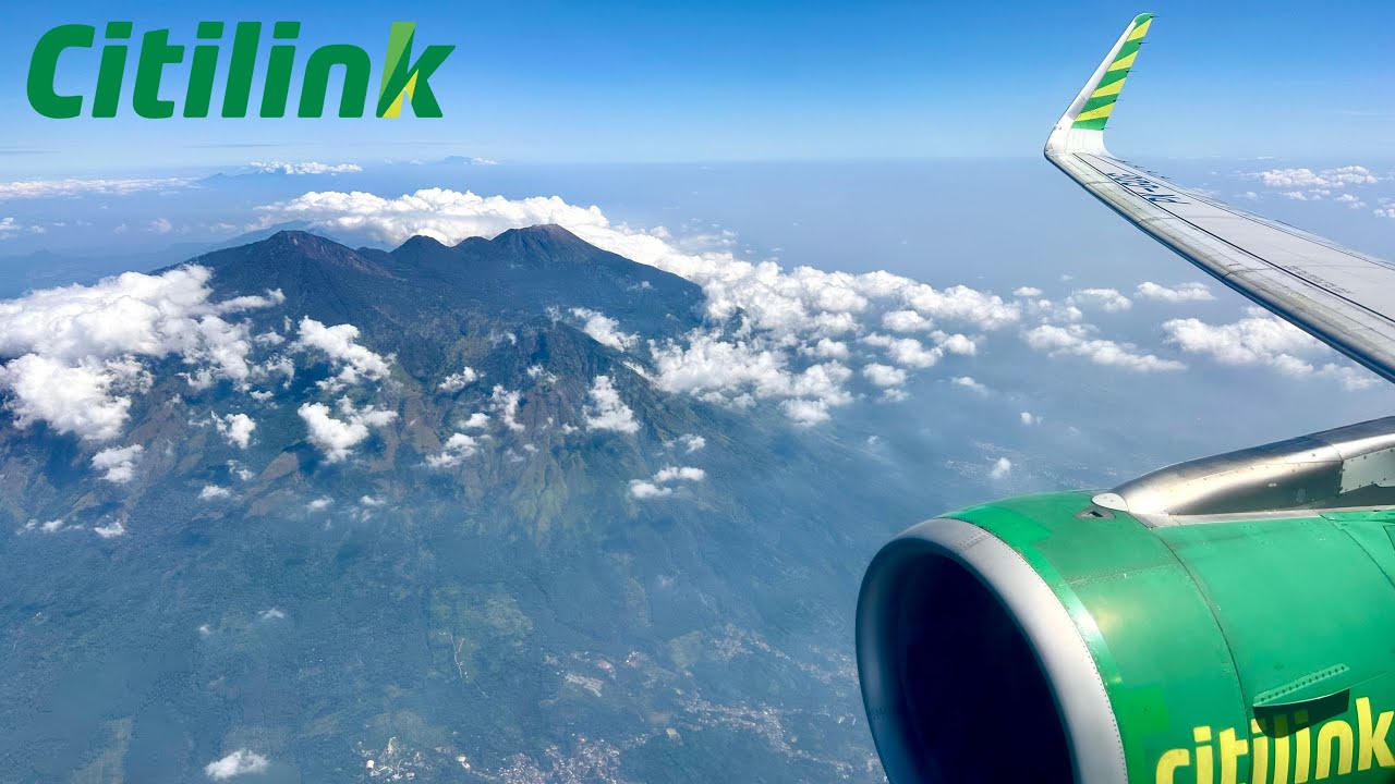 Landing MALANG CITILINK Airbus A320 | QG 750 | PK-GQG
