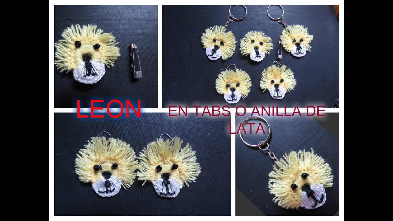 LEON EN UN TABS O ANILLA DE LATA