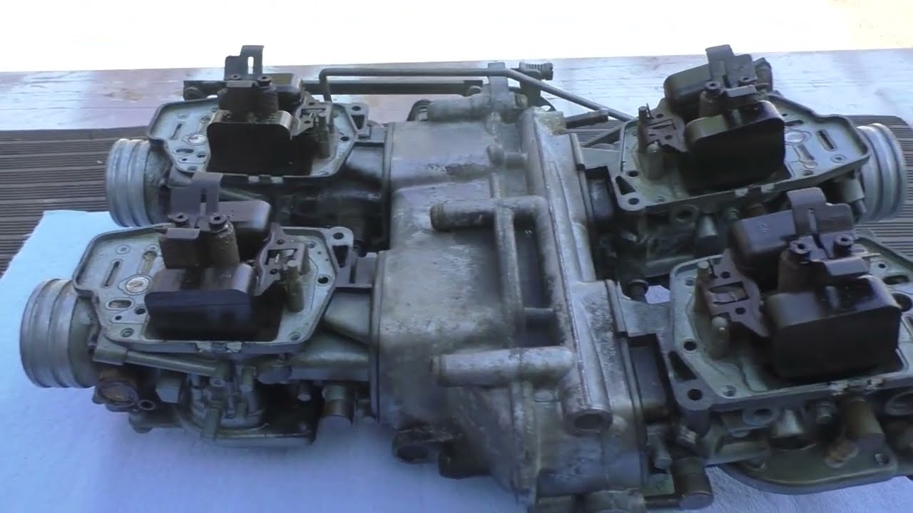 Problems with Old Gummed up Carbs, 76 GL1000, Video