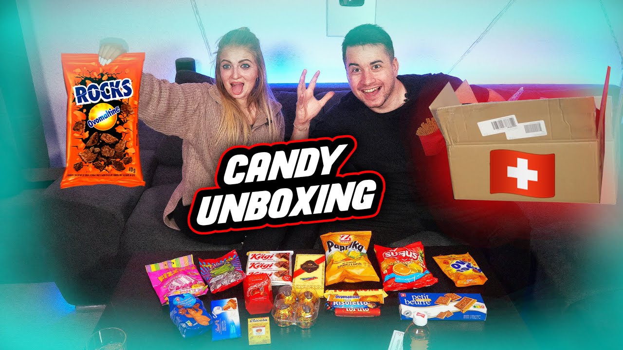 Süßigkeiten ÜBERRASCHUNGSPAKET aus der SCHWEIZ erhalten 😍 UNBOXING + TEST 😋