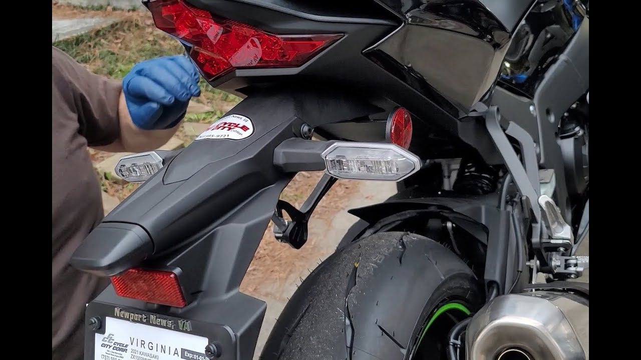 2021 ZX10 REAR FENDER DELETE NO MONEY!!!!
