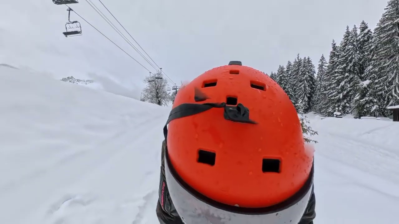 Avec la fermeture du domaine skiable, on c'est rabattue sur la luge :)