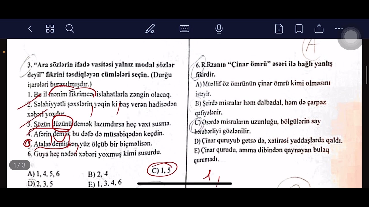 RFO.24 fevral 2024 olimpiada suallarının izahı