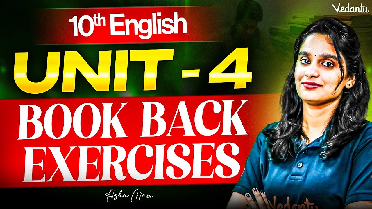 10th English Unit 4 Book Back Answers | Asha Ma'am #compoundwords #noticewriting #phrases #article