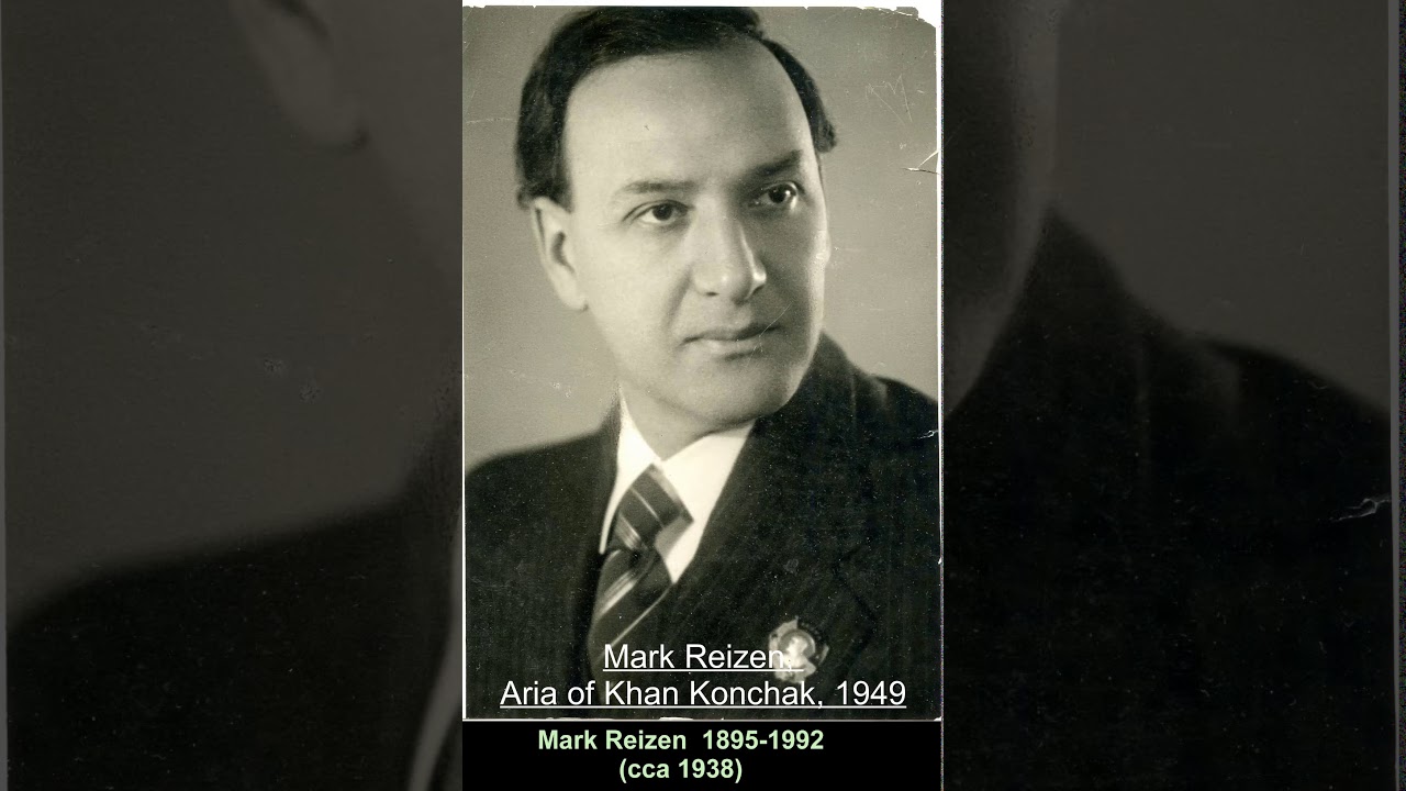 Reizen as Khan Konchak, Borodin, Prince Igor, rec 1949 BTO , V. Nebolsin. Рейзен,  Кончак 1949