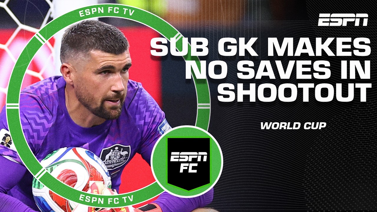 &lsquo;IT&rsquo;S STUPID!&rsquo; Australia&rsquo;s goalkeeper makes no saves after coming on for penalties | ESPN FC