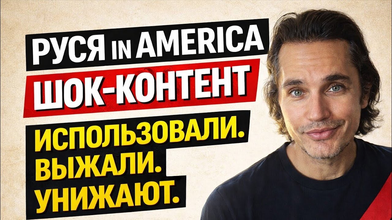 Руся in America — ШОК-КОНТЕНТ: использовали, выжали, унижают