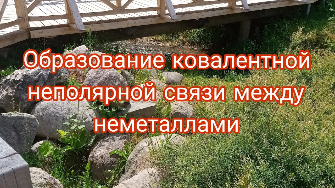 Образование ковалентной  неполярной связи между неметаллами