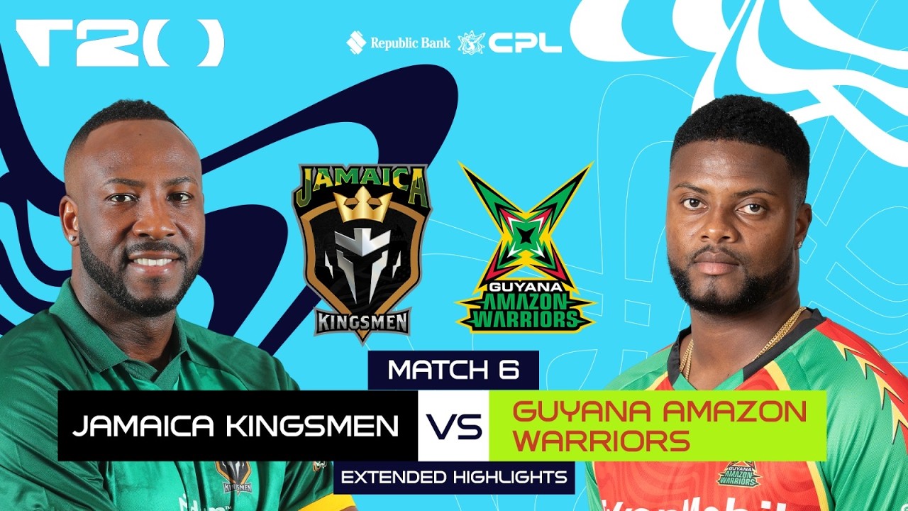 Extended Highlights | Jamaica Kingsmen vs Guyana Amazon Warriors | CPL 2026