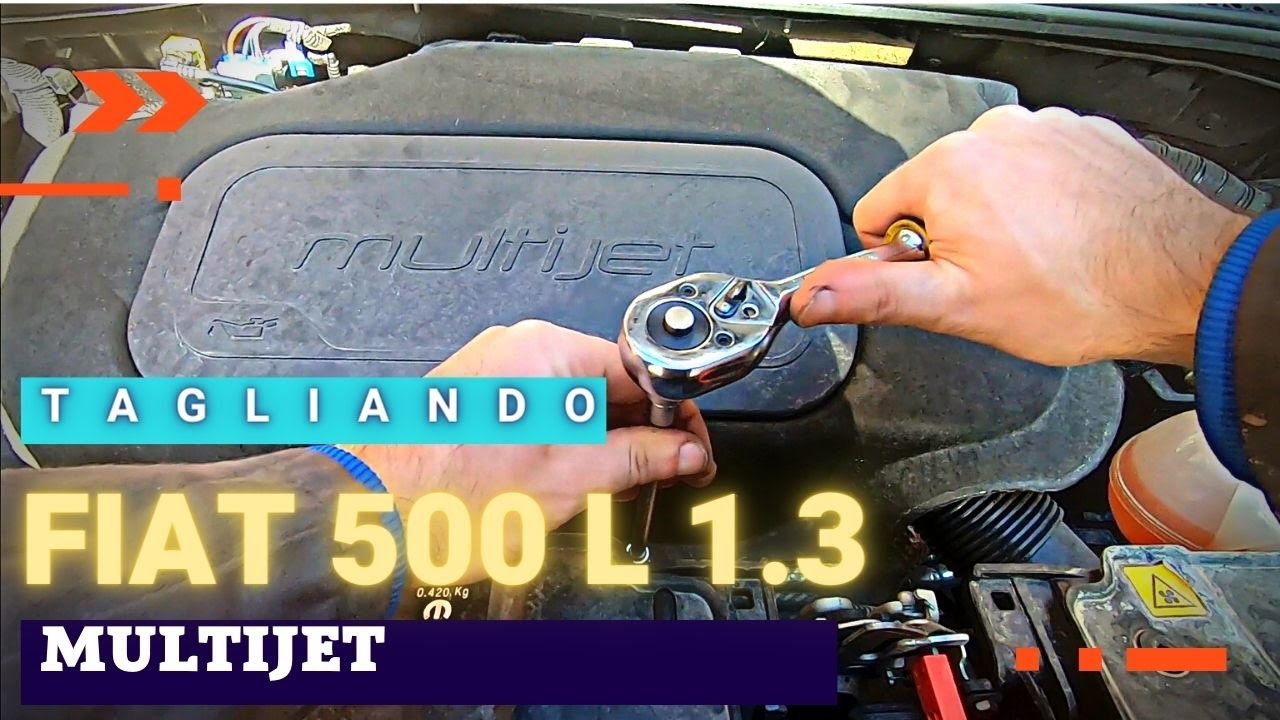 TAGLIANDO FIAT 500 L 1.3 Multijet COMPLETO ASMR - Car Service Fiat 500 X #multijet #fiat #service